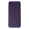 Realme C11 Kılıf Nano içi Kadife Silikon - Mor