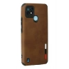 Realme C21 Kılıf Loop Deri Silikon - Kahverengi