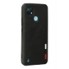 Realme C21 Kılıf Loop Deri Silikon - Siyah