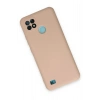 Realme C21 Kılıf Nano içi Kadife Silikon - Pudra