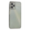 Realme C35 Kılıf Lensli Silikon - Gümüş