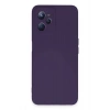 Realme C35 Kılıf Nano içi Kadife Silikon - Mor