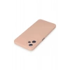 Realme C35 Kılıf Nano içi Kadife Silikon - Pudra