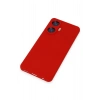 Realme C55 Kılıf Nano içi Kadife Silikon - Kırmızı