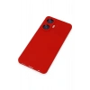 Realme C55 Kılıf Nano içi Kadife Silikon - Kırmızı