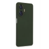 Realme C55 Kılıf Nano içi Kadife Silikon - Koyu Yeşil