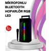 Renkli Işıklı Bluetooth Hoparlör – Taşınabilir, Güçlü Ses Performansı