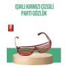 Renkli Işıklı Gözlük Eğlenceli Gece Aksesuarı