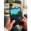 Retro Oyun Konsolu Çift Analog Joystick 64gb Hafızalı Taşınabilir El Konsolu