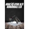 Rgb Işıklı Araç İçi Aydınlatma Kumandalı 12li Led Işık Renk Değiştirebilen