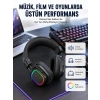 RGB Işıklı Katlanabilir Bluetooth 5.3 Kulak Üstü Kulaklık