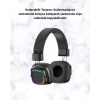 Rgb Işıklı Katlanabilir Bluetooth 5.3 Kulak Üstü Kulaklık