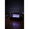RGB Işıklı Newton Denge Topu – Renkli Şeffaf Denge Topları, Pilli Masaüstü Dekoratif Aksesuar