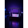 RGB Işıklı Newton Denge Topu – Renkli Şeffaf Denge Topları, Pilli Masaüstü Dekoratif Aksesuar