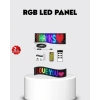 Rgb Led Panel – Usb Güç Girişli Gıf Ve Yazı Gösterimli Akıllı Ekran