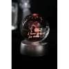 Romantik Işıklı Kristal Küre – “I Love You Forever” RGB Led Işıklı Pilli