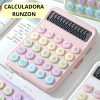 Runzon Renkli Hesap Makinesi Yuvarlak Uçlu 12 Hane Mavi RZ-822 (4887)