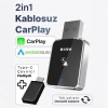S-lınk Sl-car01 2in1 Android Ve Apple Cihazlar Kablosuz Android Auto Ve Carplay Adaptörü(1923)