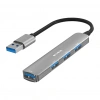 S-lınk Sw-u333 Usb3.0 To 3xusb 2.0 1xusb 3.0 Metal Usb Hub(1923)