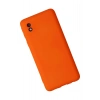 Samsung Galaxy A01 Core Kılıf Nano içi Kadife Silikon - Turuncu