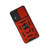 Samsung Galaxy A02 Kılıf Pars Lens Yüzüklü Silikon - Kırmızı