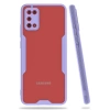 Samsung Galaxy A02S Kılıf Platin Silikon - Lila