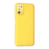 Samsung Galaxy A03S Kılıf Lansman Glass Kapak - Sarı