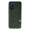 Samsung Galaxy A03S Kılıf Loop Deri Silikon - Yeşil