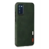 Samsung Galaxy A03S Kılıf Loop Deri Silikon - Yeşil