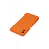 Samsung Galaxy A04E Kılıf Nano içi Kadife Silikon - Turuncu
