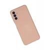 Samsung Galaxy A04S Kılıf Nano içi Kadife Silikon - Pudra