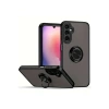 Samsung Galaxy A05S Kılıf Montreal Yüzüklü Silikon Kapak - Siyah