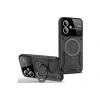 Samsung Galaxy A06 Kılıf Joy Lens Standlı Kapak - Siyah