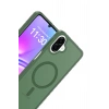 Samsung Galaxy A07 4G Jota Magsafe Kapak - Koyu Yeşil