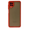 Samsung Galaxy A12 Kılıf Montreal Silikon Kapak - Kırmızı