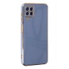 Samsung Galaxy A12 Kılıf Volet Silikon - Mavi