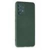 Samsung Galaxy A13 4G Kılıf Nano içi Kadife Silikon - Koyu Yeşil