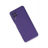 Samsung Galaxy A22 Kılıf Nano içi Kadife Silikon - Mor