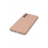 Samsung Galaxy A24 4G Kılıf Nano içi Kadife Silikon - Pudra