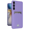 Samsung Galaxy A26 Kılıf Kelvin Kartvizitli Silikon - Lila