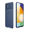 Samsung Galaxy A36 Kılıf Auto Focus Karbon Kapak - Lacivert