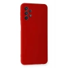 Samsung Galaxy A52 Kılıf Nano içi Kadife Silikon - Kırmızı