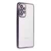 Samsung Galaxy A53 5G Kılıf Lensli Silikon - Mor