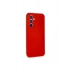 Samsung Galaxy A54 5G Kılıf Nano içi Kadife Silikon - Kırmızı