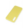 Samsung Galaxy A70 Kılıf Nano içi Kadife Silikon - Sarı