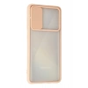 Samsung Galaxy A71 Kılıf Palm Buzlu Kamera Sürgülü Silikon - Pembe