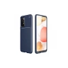 Samsung Galaxy A72 Kılıf Auto Focus Karbon Kapak - Lacivert