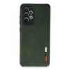 Samsung Galaxy A72 Kılıf Loop Deri Silikon - Yeşil