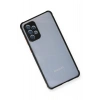 Samsung Galaxy A72 Kılıf Miami Şeffaf Silikon - Siyah