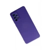 Samsung Galaxy A72 Kılıf Nano içi Kadife Silikon - Mor
